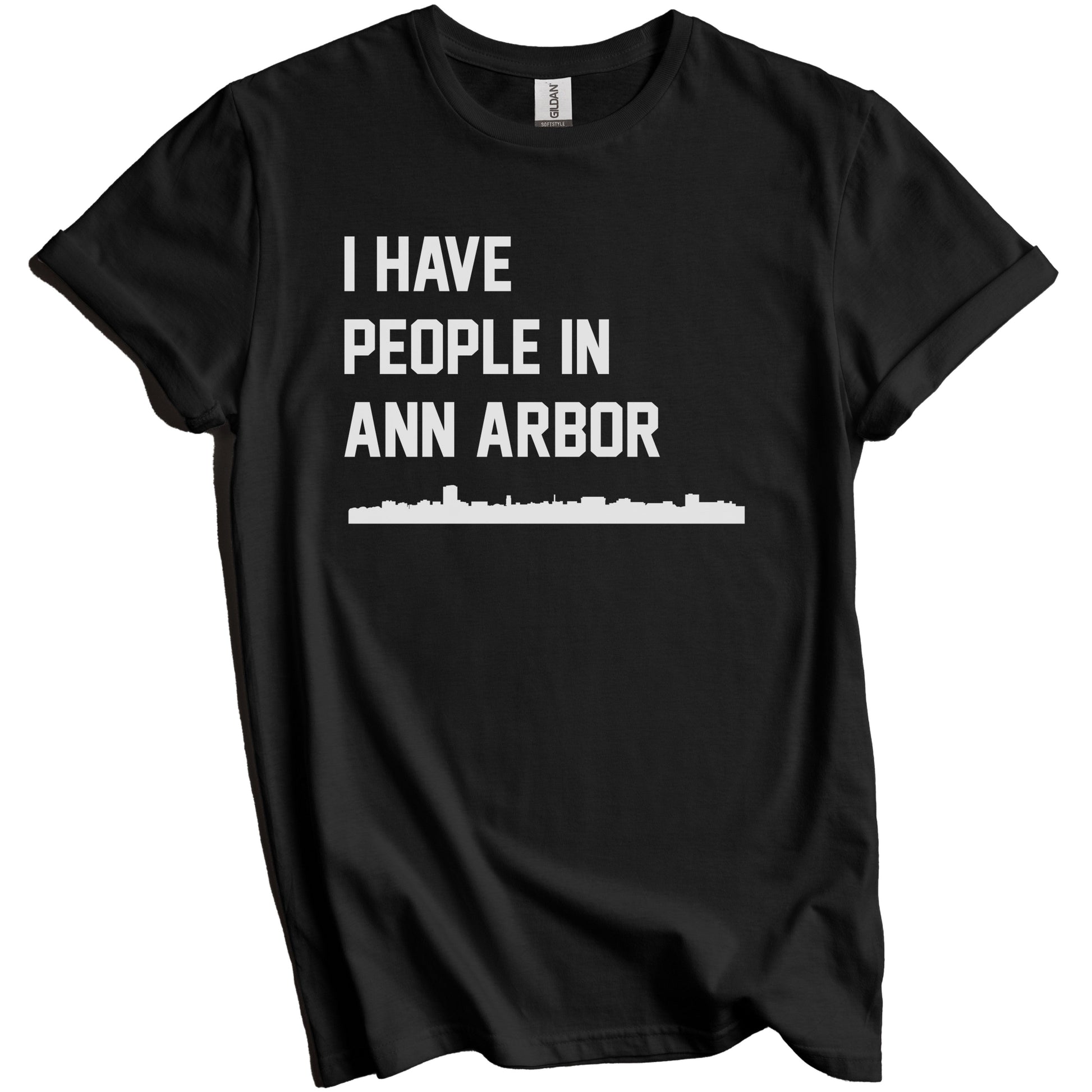I Have People In Ann Arbor Michigan Skyline T-Shirt