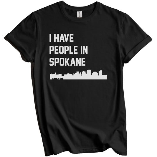 I Have People In Spokane Washington Skyline T-Shirt