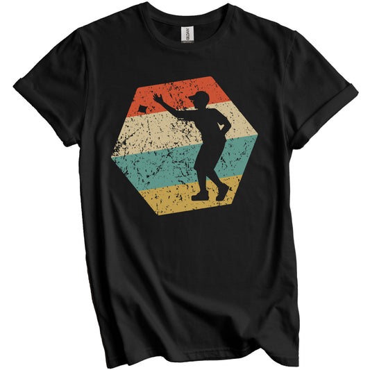 Cornhole Retro Distressed Hexagon Cornhole Toss T-Shirt