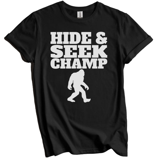 Hide And Seek Champ Funny Bigfoot Shirt