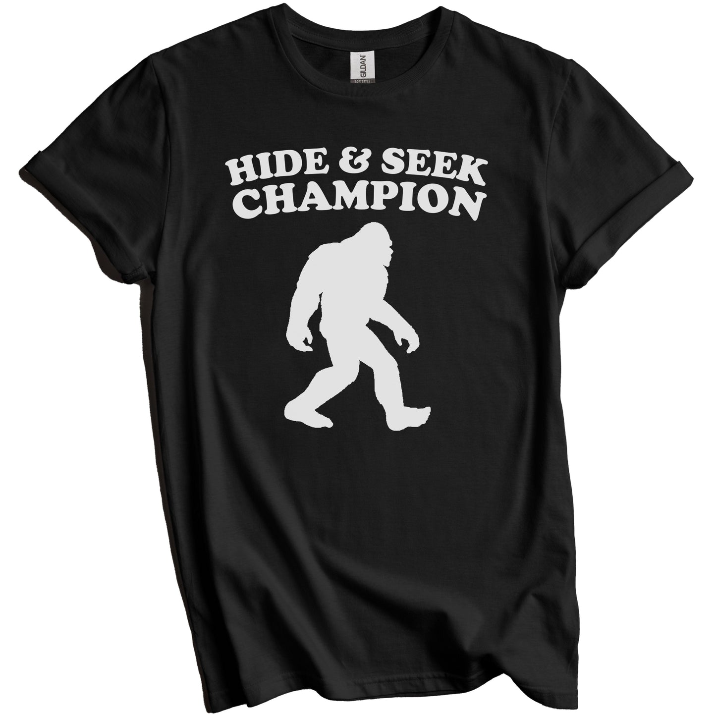 Bigfoot Hide And Seek Champion Funny Sasquatch T-Shirt