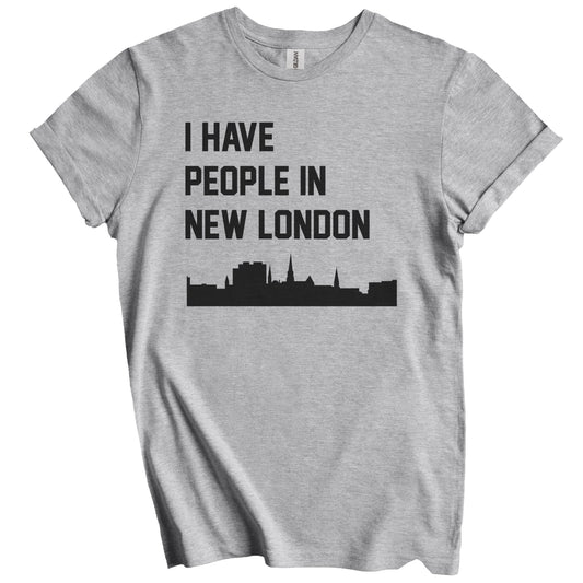 I Have People In New London Connecticut Skyline T-Shirt