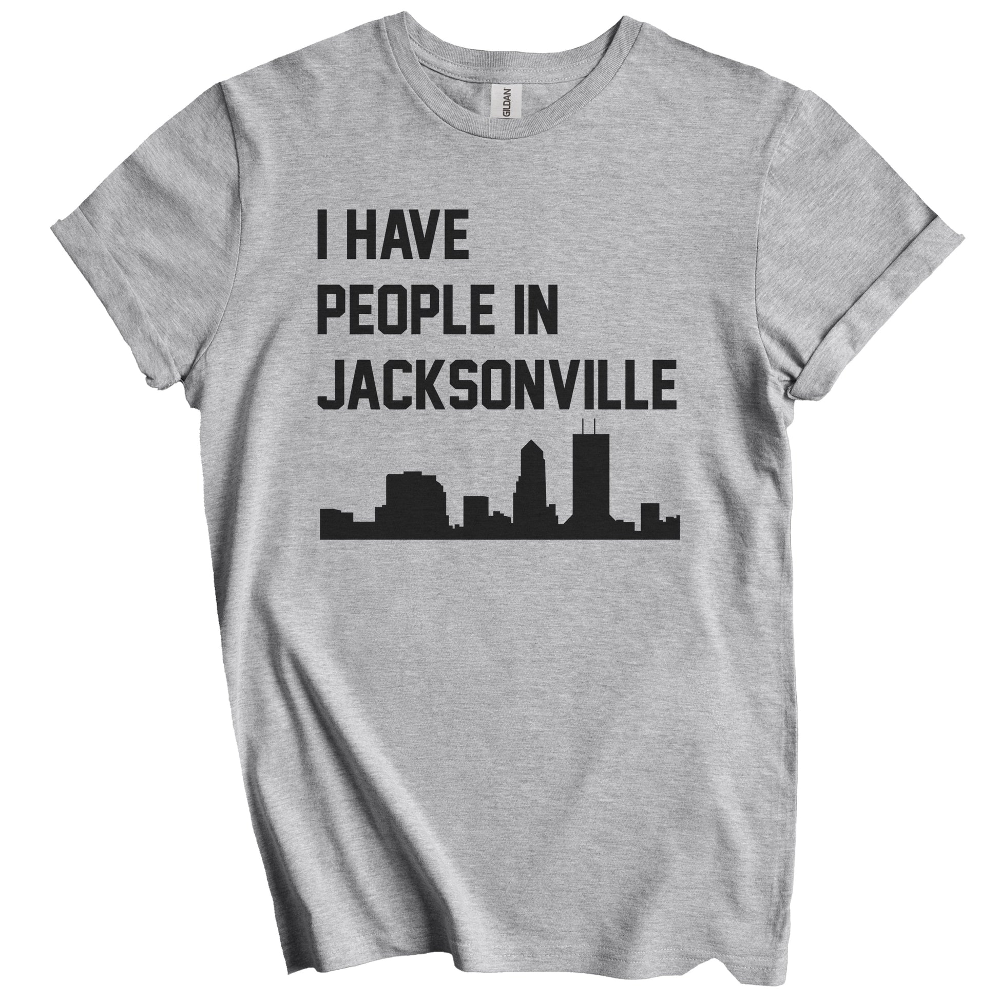 I Have People In Jacksonville Florida Skyline T-Shirt
