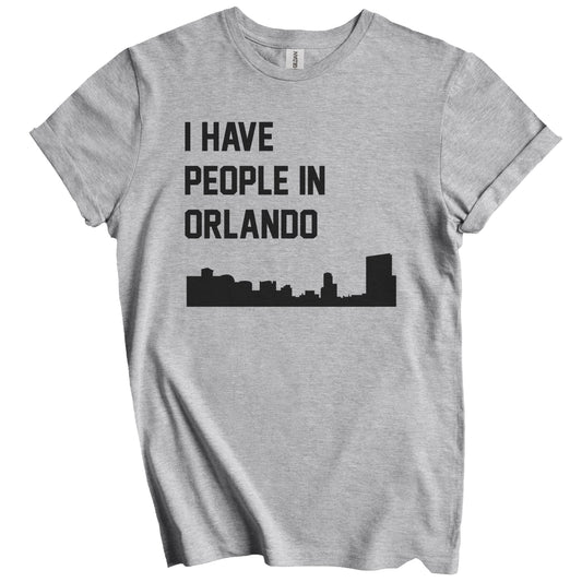 I Have People In Orlando Florida Skyline T-Shirt