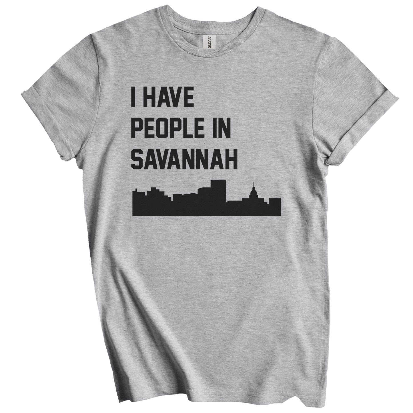 I Have People In Savannah Georgia Skyline T-Shirt