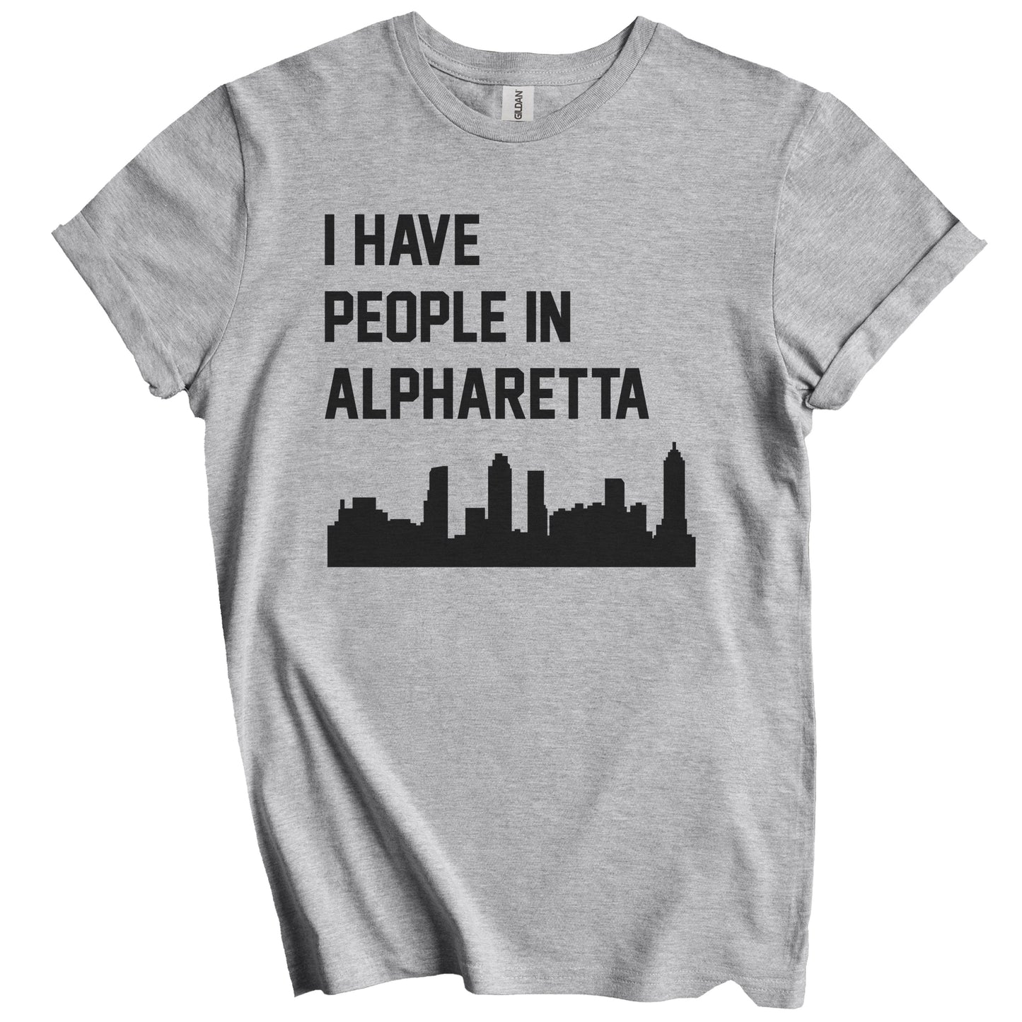 I Have People In Alpharetta Georgia Skyline T-Shirt