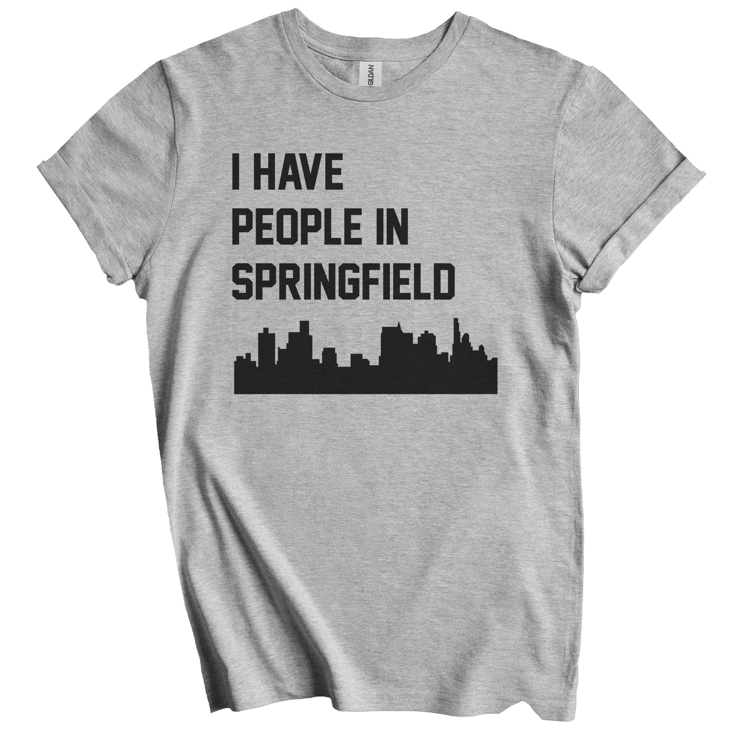 I Have People In Springfield Illinois Skyline T-Shirt
