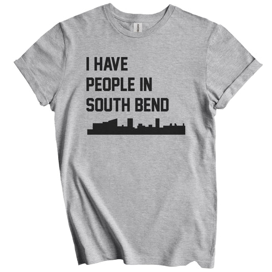 I Have People In South Bend Indiana Skyline T-Shirt