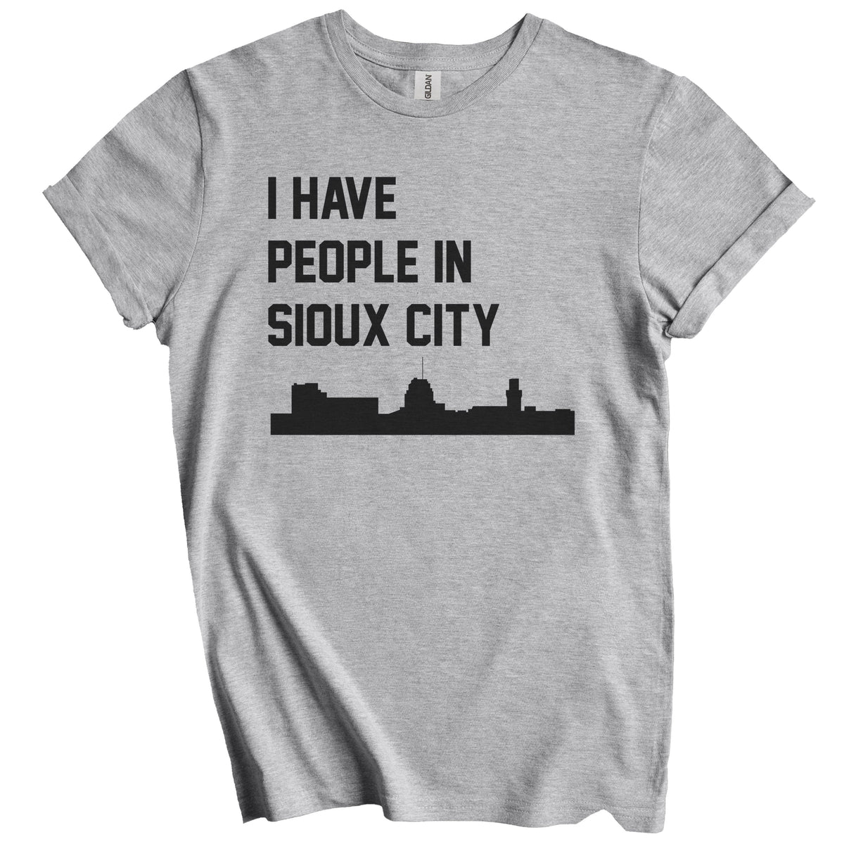 I Have People In Sioux City Iowa Skyline T-Shirt