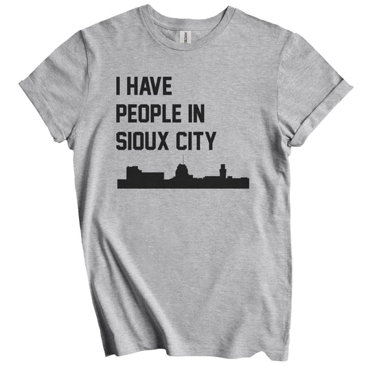 I Have People In Sioux City Iowa Skyline T-Shirt