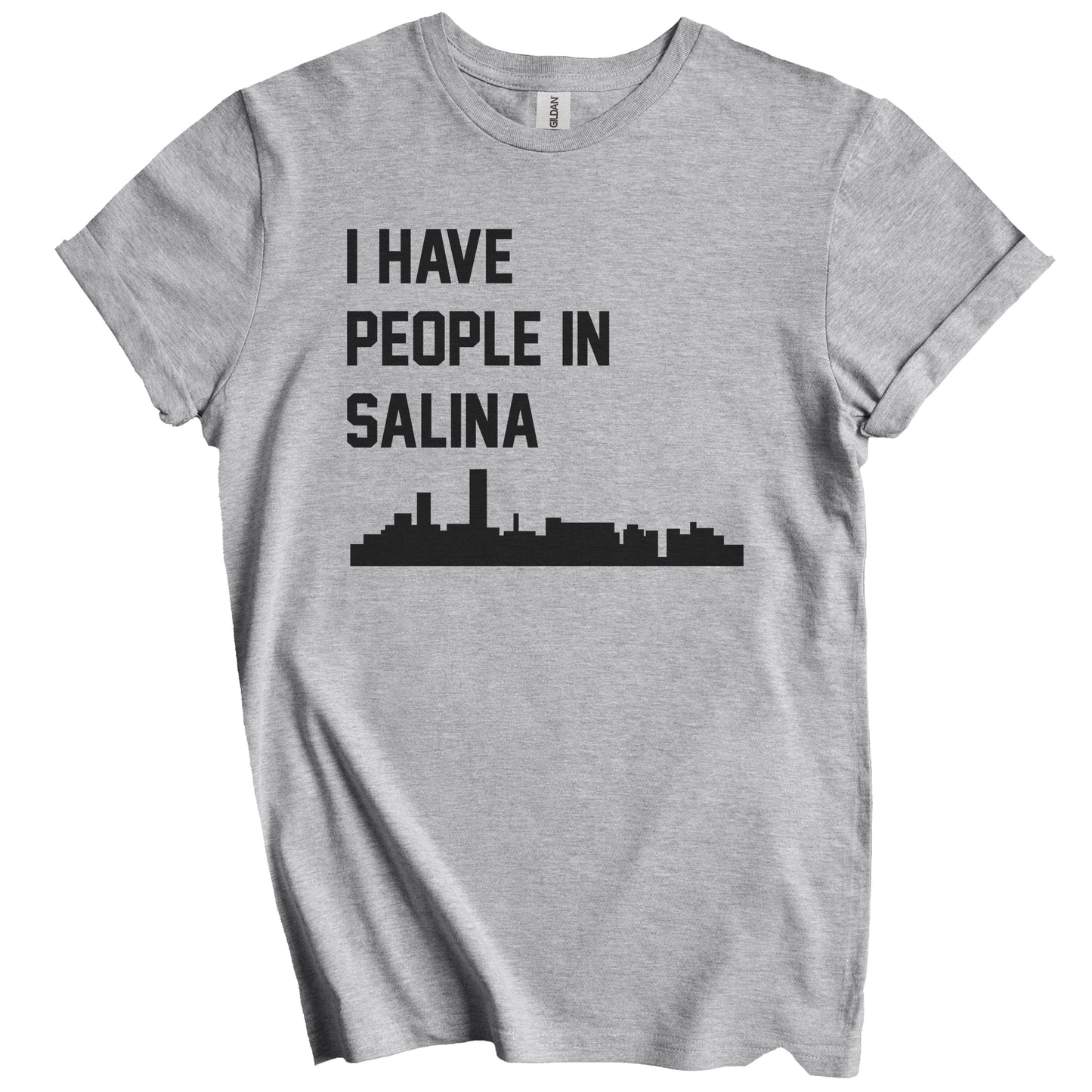 I Have People In Salina Kansas Skyline T-Shirt