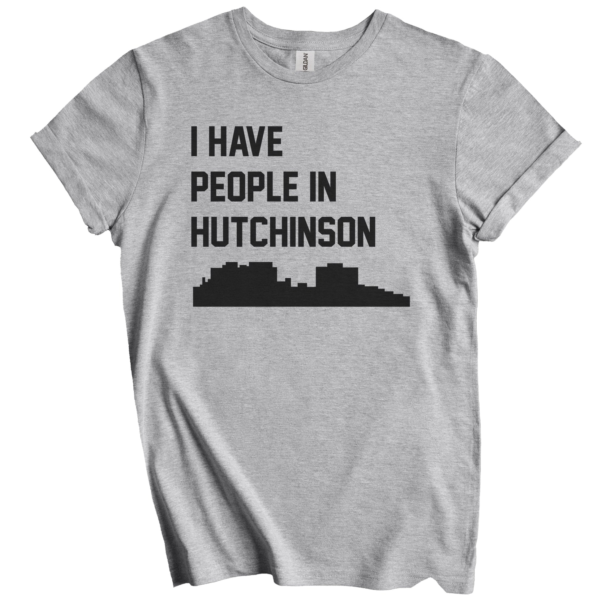 I Have People In Hutchinson Kansas Skyline T-Shirt