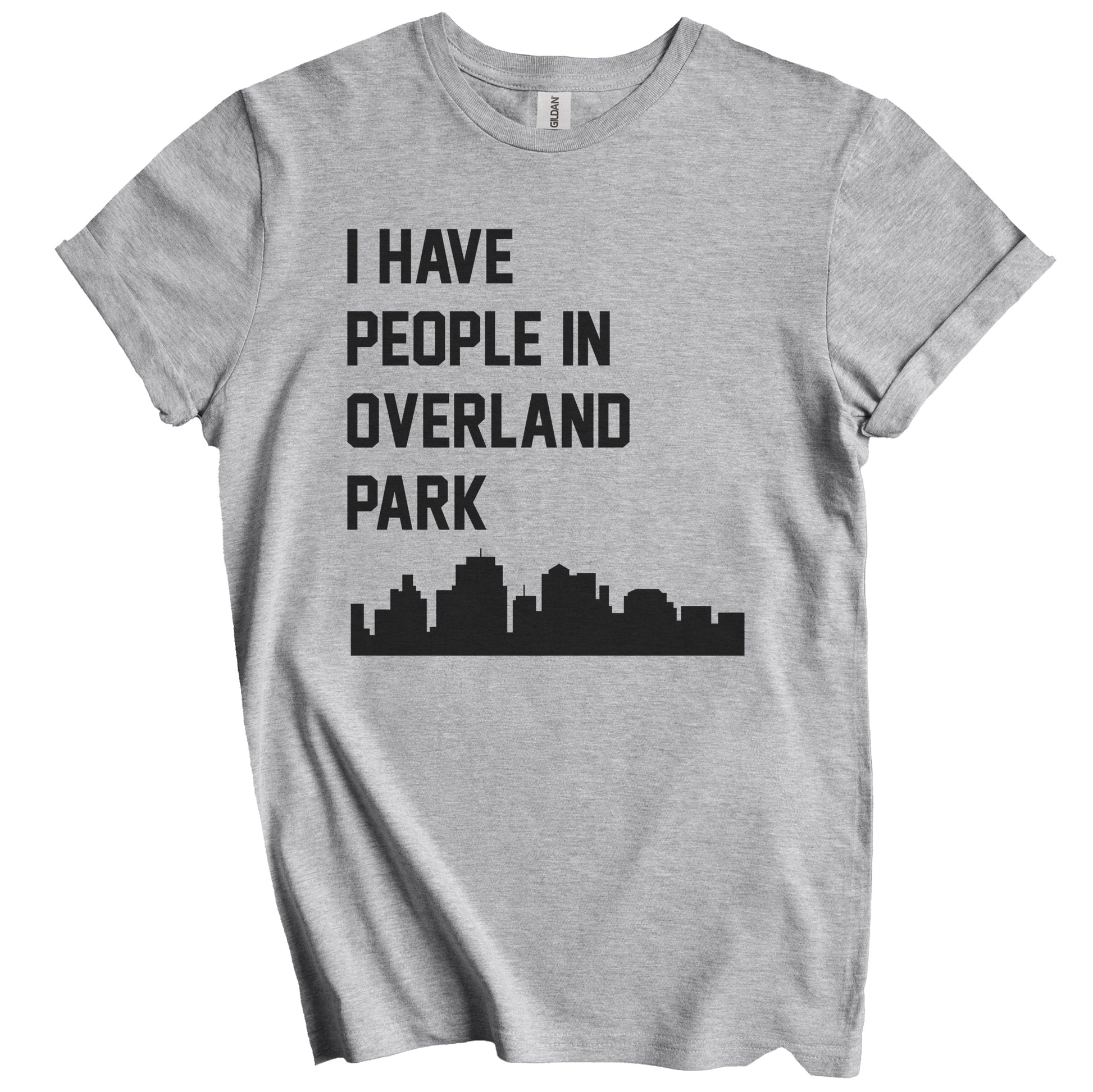 I Have People In Overland Park Kansas Skyline T-Shirt