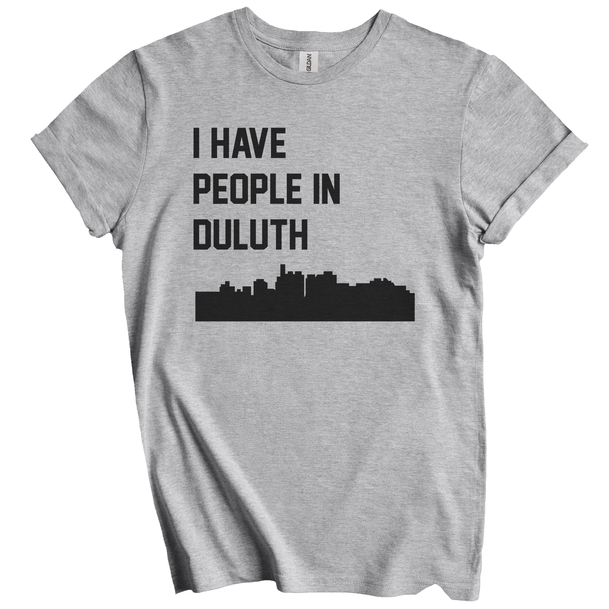 I Have People In Duluth Minnesota Skyline T-Shirt