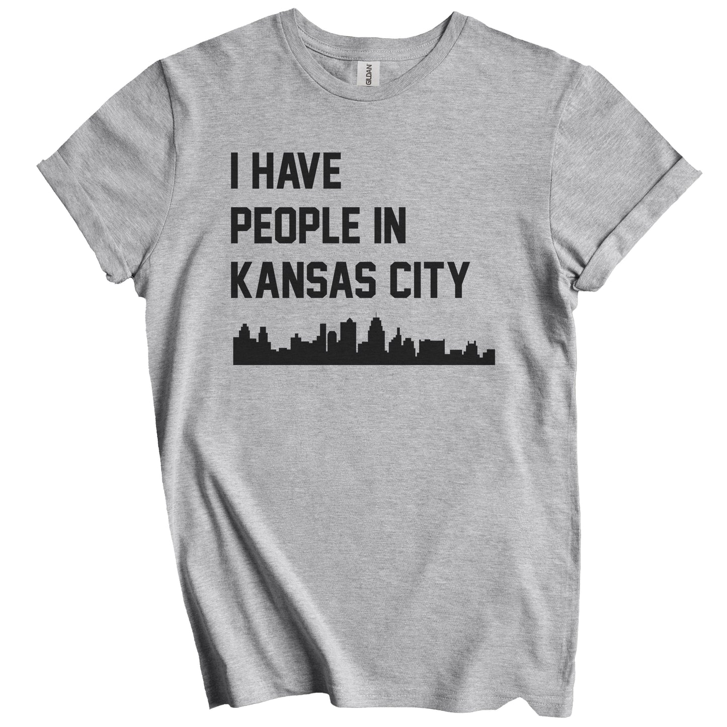 I Have People In Kansas City Missouri Skyline T-Shirt