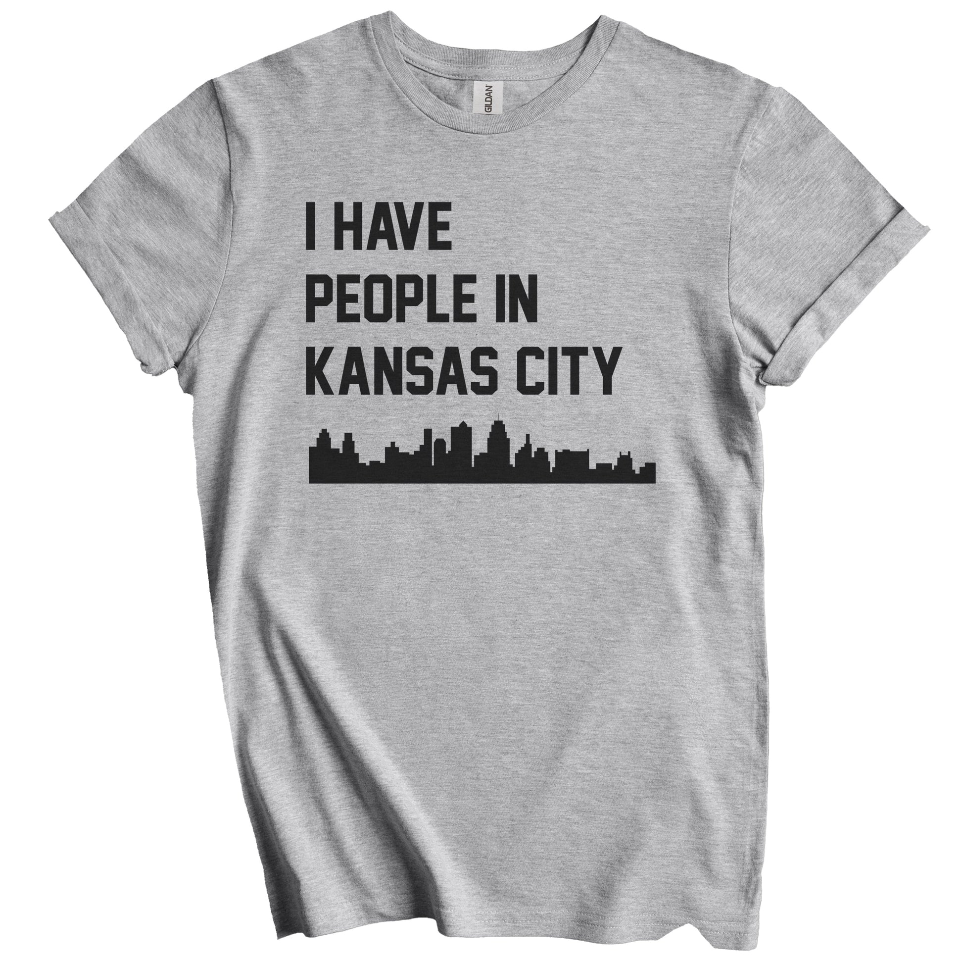 I Have People In Kansas City Missouri Skyline T-Shirt