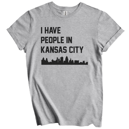 I Have People In Kansas City Missouri Skyline T-Shirt