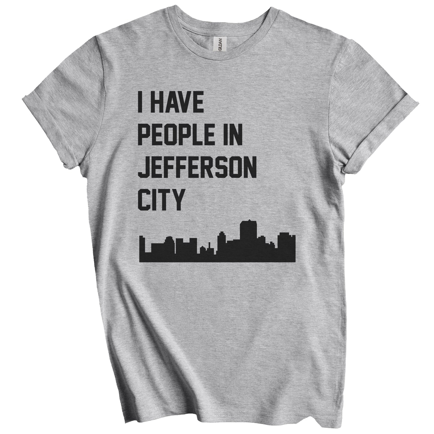 I Have People In Jefferson City Missouri Skyline T-Shirt