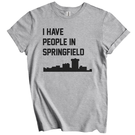 I Have People In Springfield Missouri Skyline T-Shirt