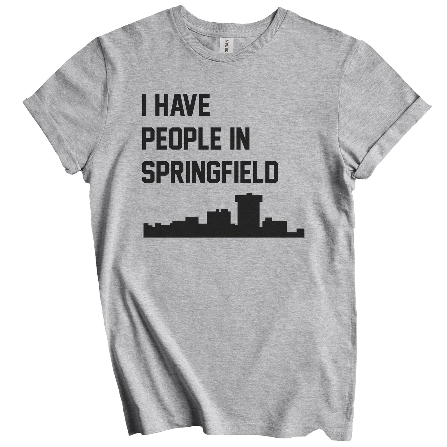 I Have People In Springfield Missouri Skyline T-Shirt