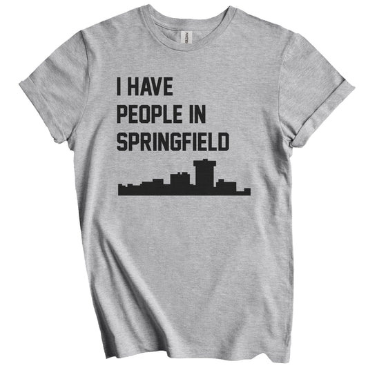 I Have People In Springfield Missouri Skyline T-Shirt