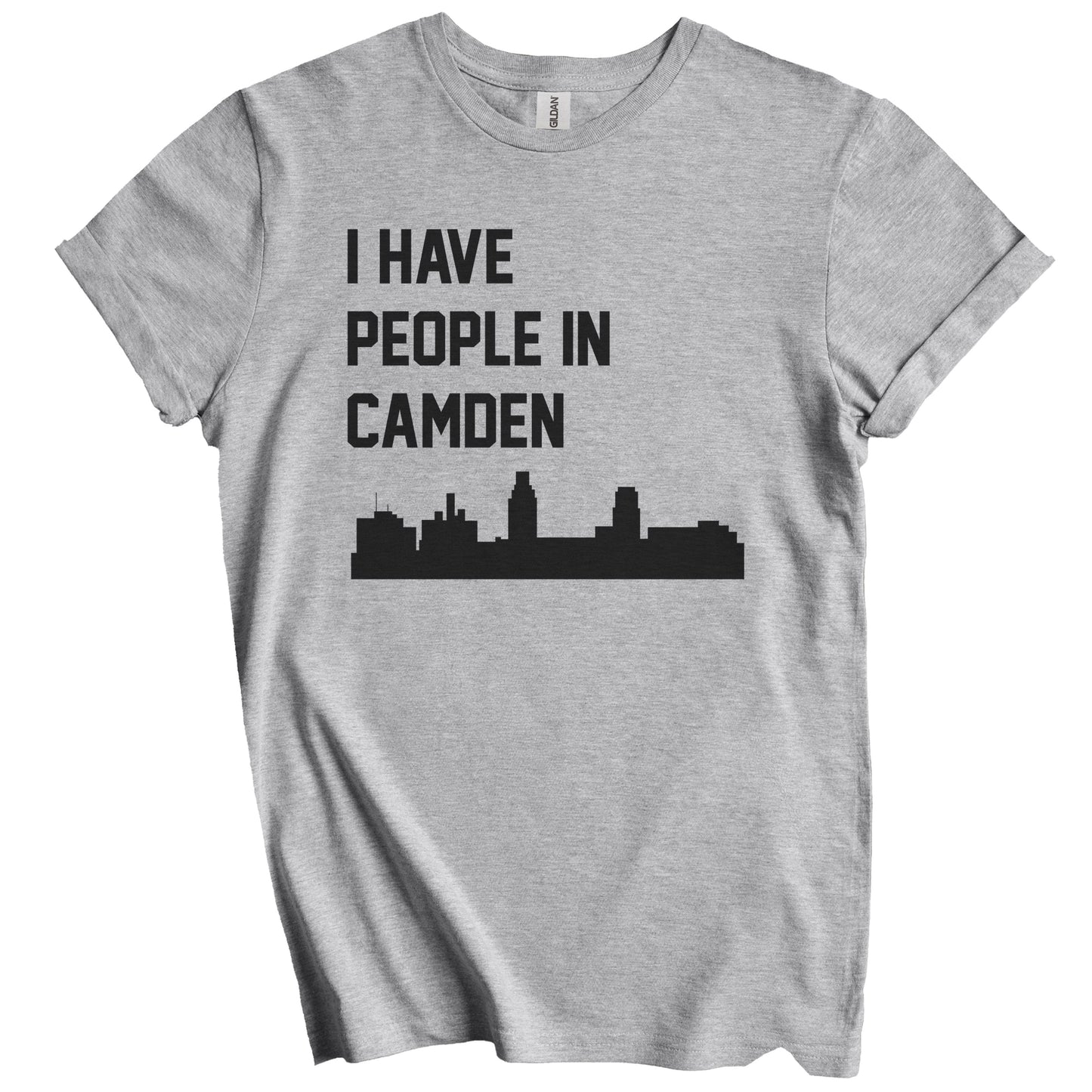 I Have People In Camden New Jersey Skyline T-Shirt