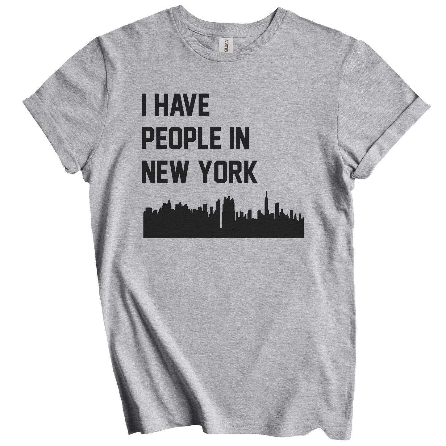 I Have People In New York City Skyline T-Shirt