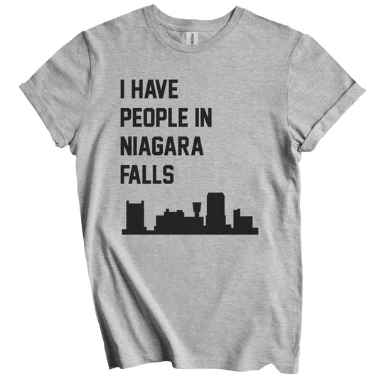 I Have People In Niagara Falls New York Skyline T-Shirt