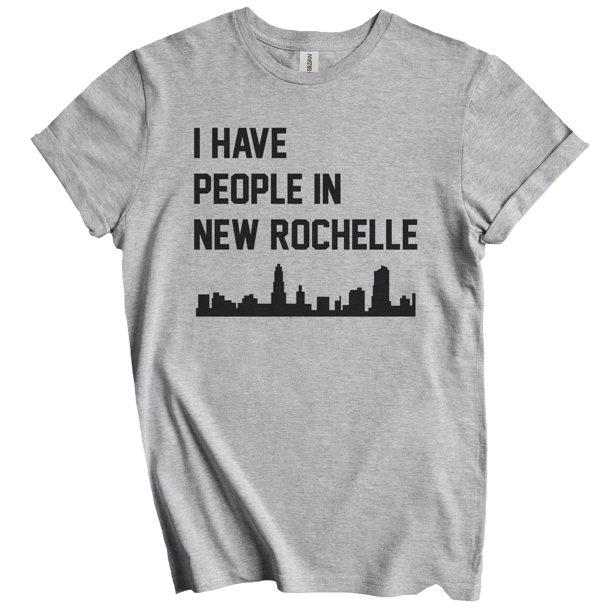 I Have People In New Rochelle New York Skyline T-Shirt