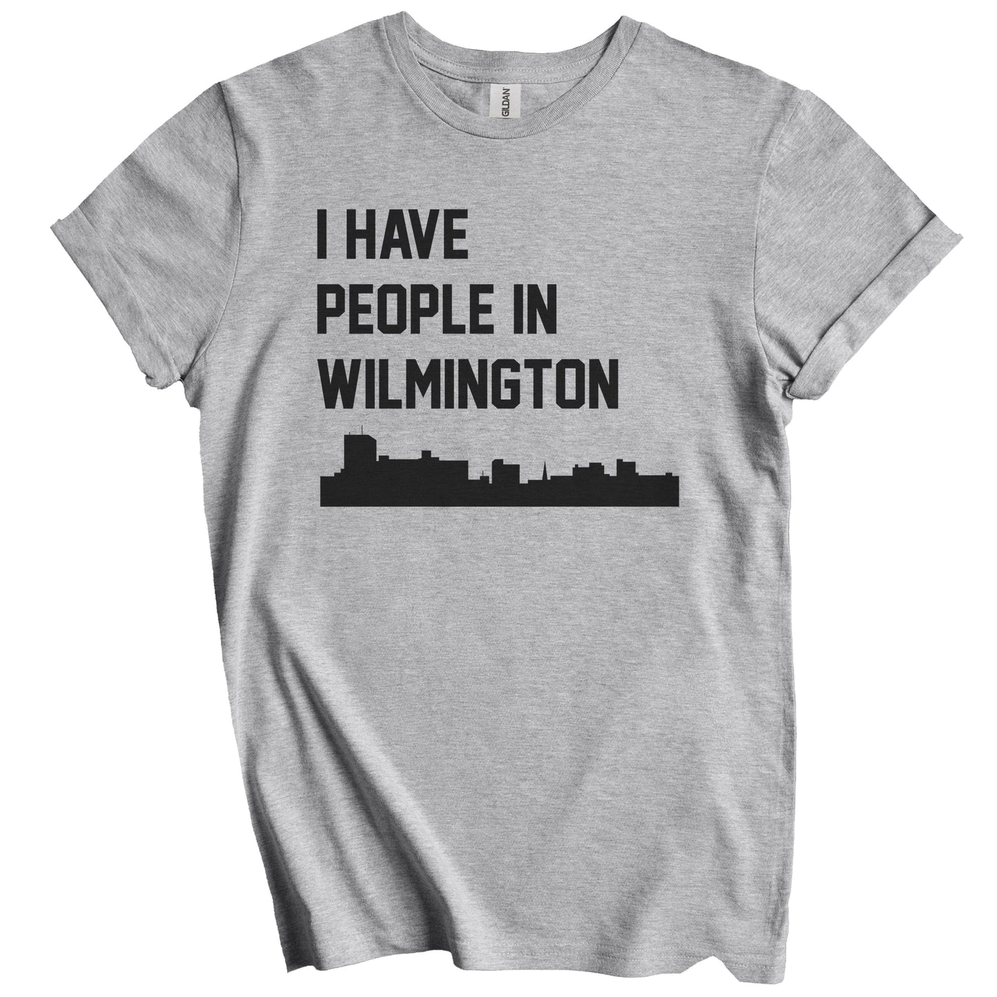 I Have People In Wilmington North Carolina Skyline T-Shirt