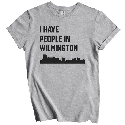 I Have People In Wilmington North Carolina Skyline T-Shirt