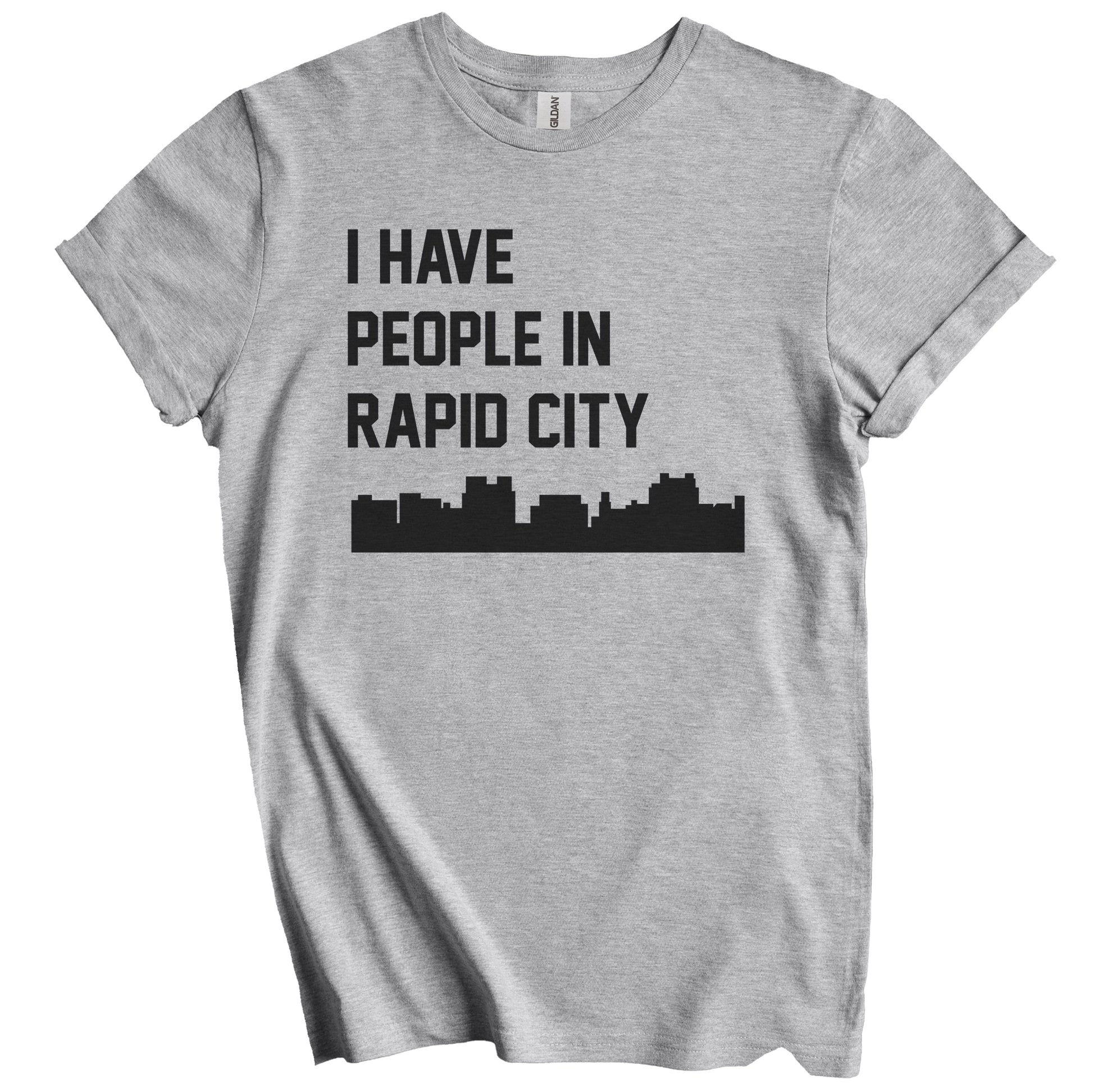 I Have People In Rapid City South Dakota Skyline T-Shirt