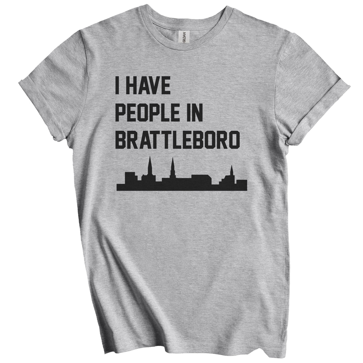 I Have People In Brattleboro Vermont Skyline T-Shirt