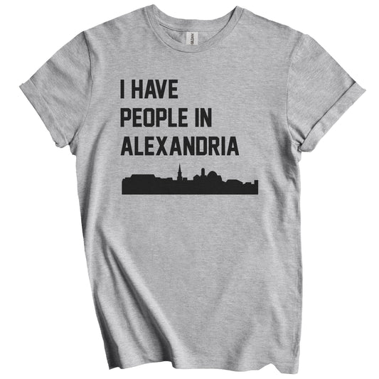 I Have People In Alexandria Virginia Skyline T-Shirt