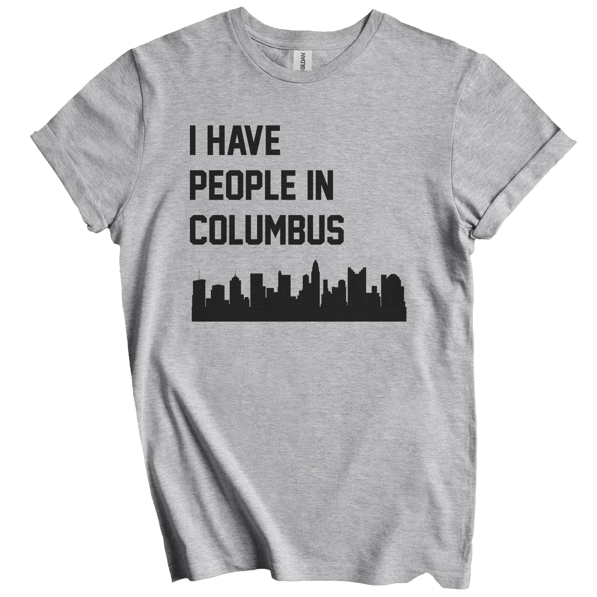 I Have People In Columbus Ohio Skyline T-Shirt