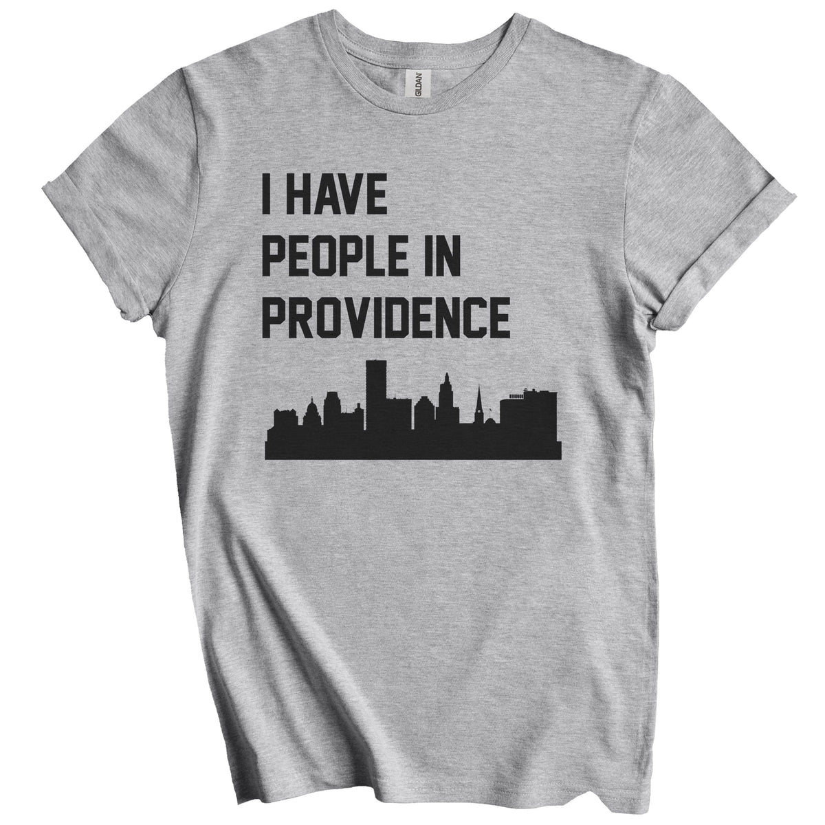 I Have People In Providence Rhode Island Skyline T-Shirt