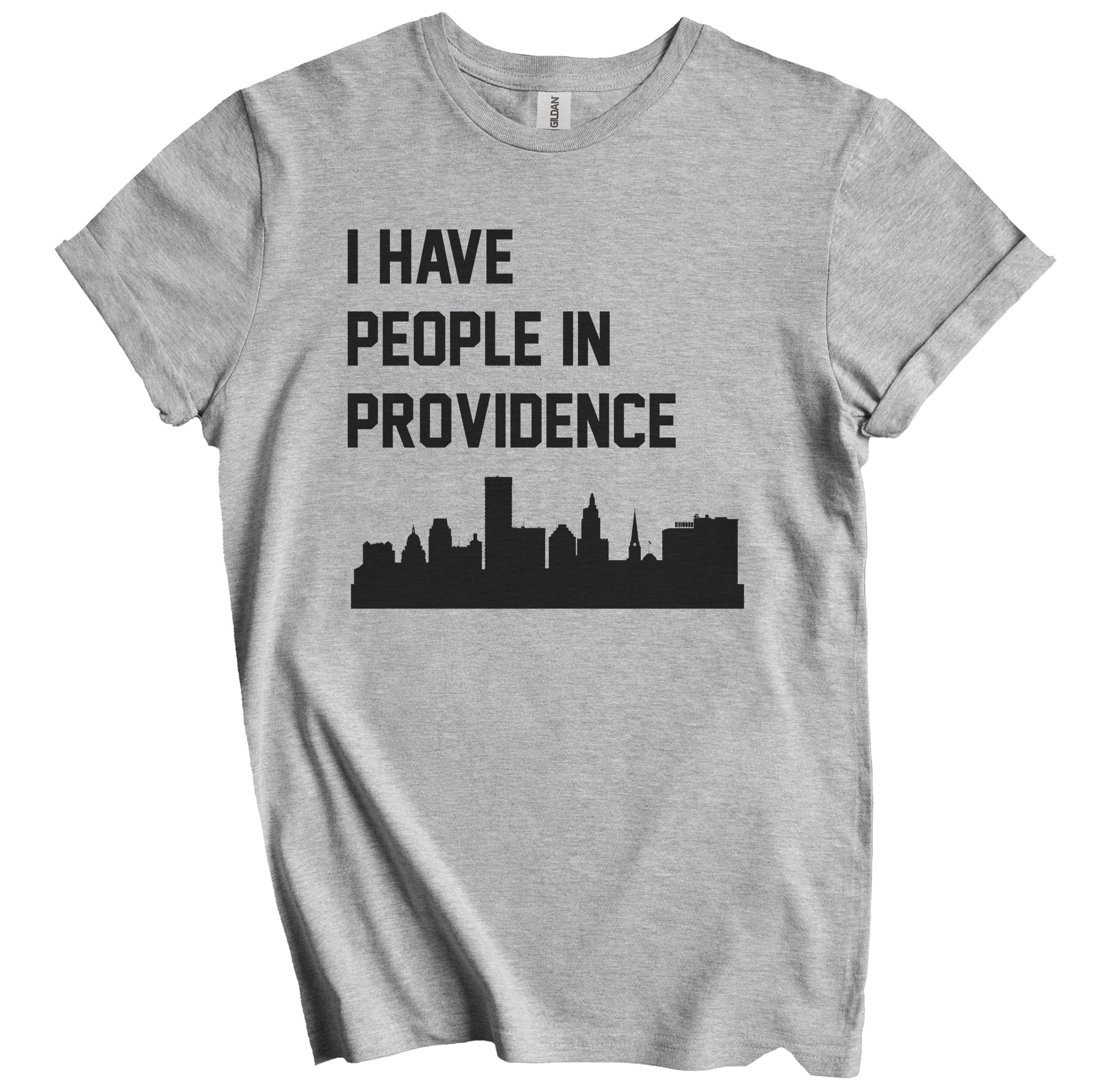 I Have People In Providence Rhode Island Skyline T-Shirt