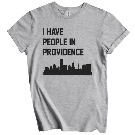 I Have People In Providence Rhode Island Skyline T-Shirt