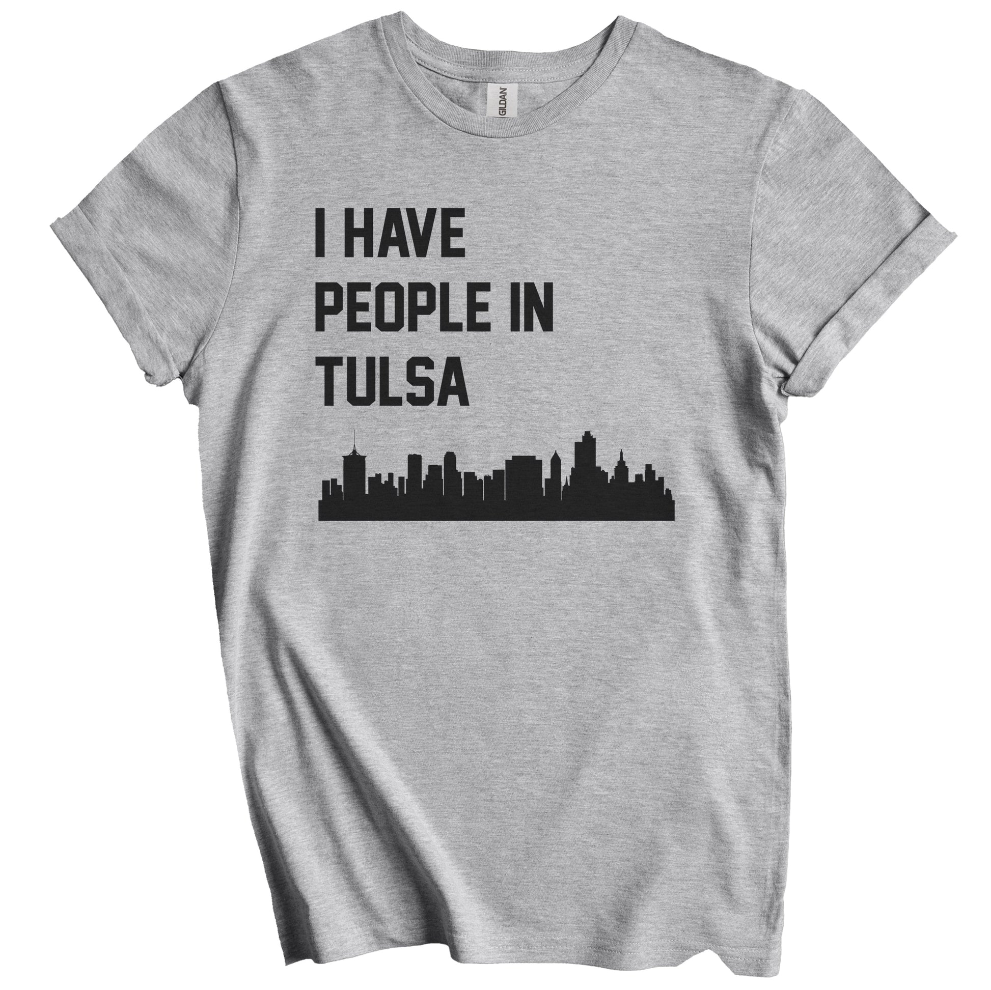 I Have People In Tulsa Oklahoma Skyline T-Shirt