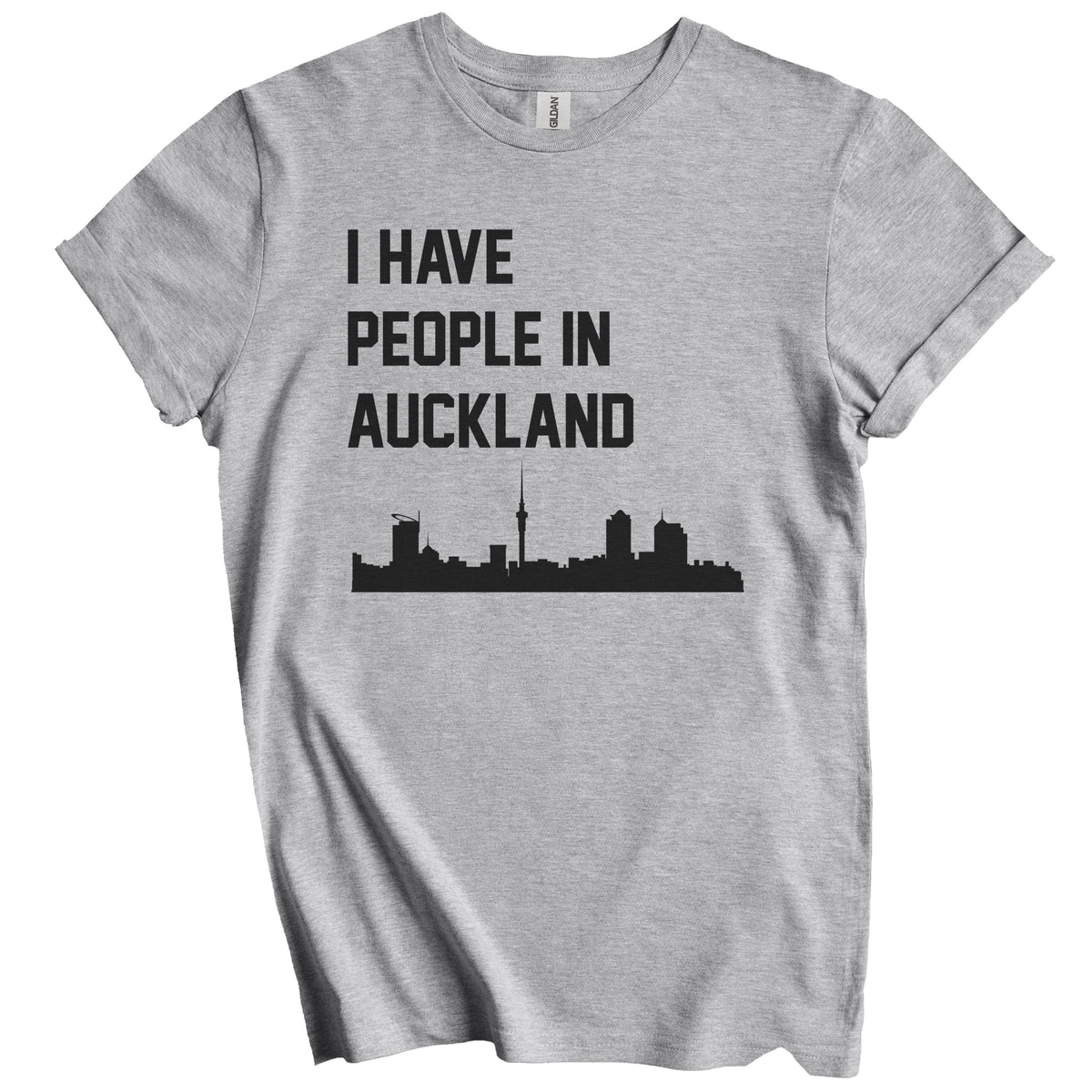 I Have People In Auckland New Zealand Skyline T-Shirt