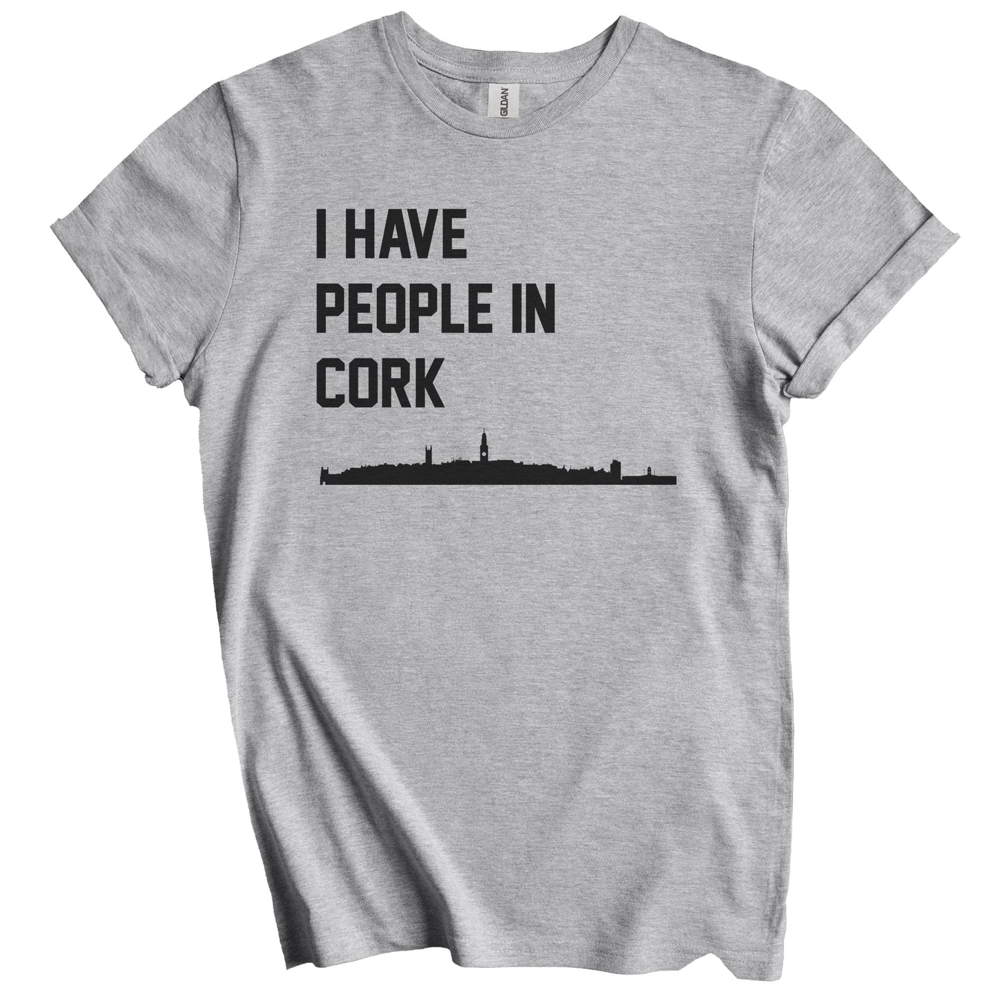 I Have People In Cork Ireland Skyline T-Shirt