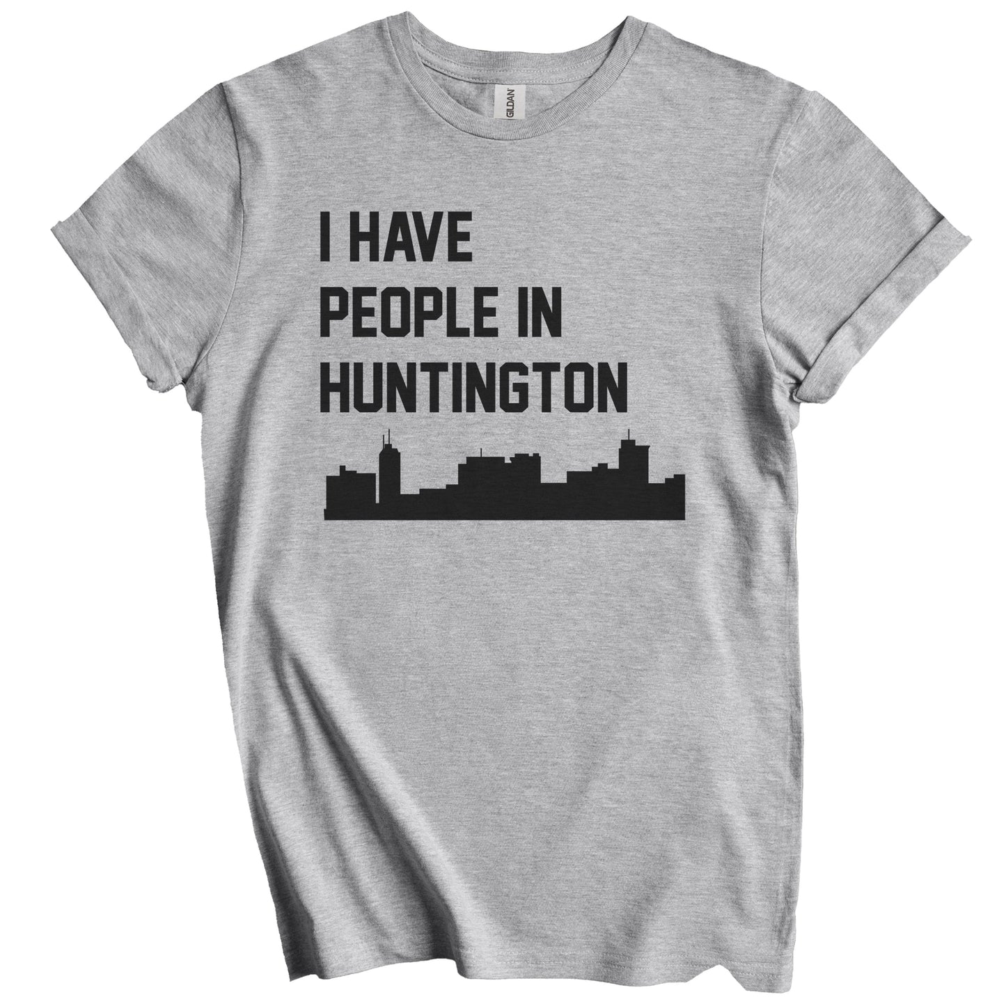 I Have People In Huntington West Virginia Skyline T-Shirt