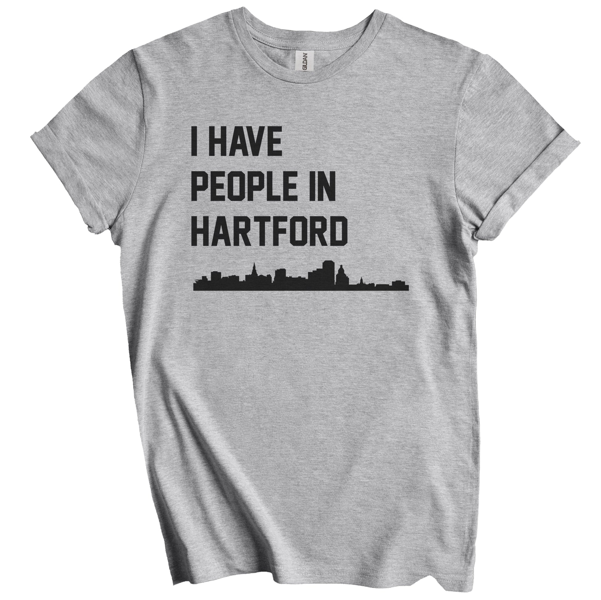 I Have People In Hartford Connecticut Skyline T-Shirt