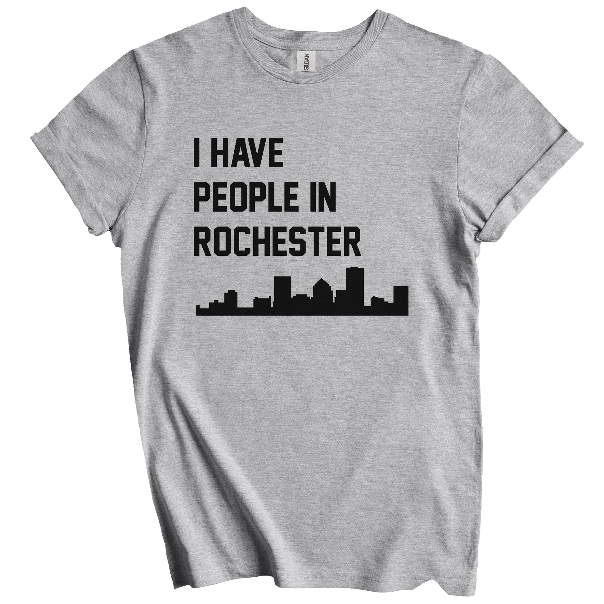 I Have People In Rochester New York Skyline T-Shirt