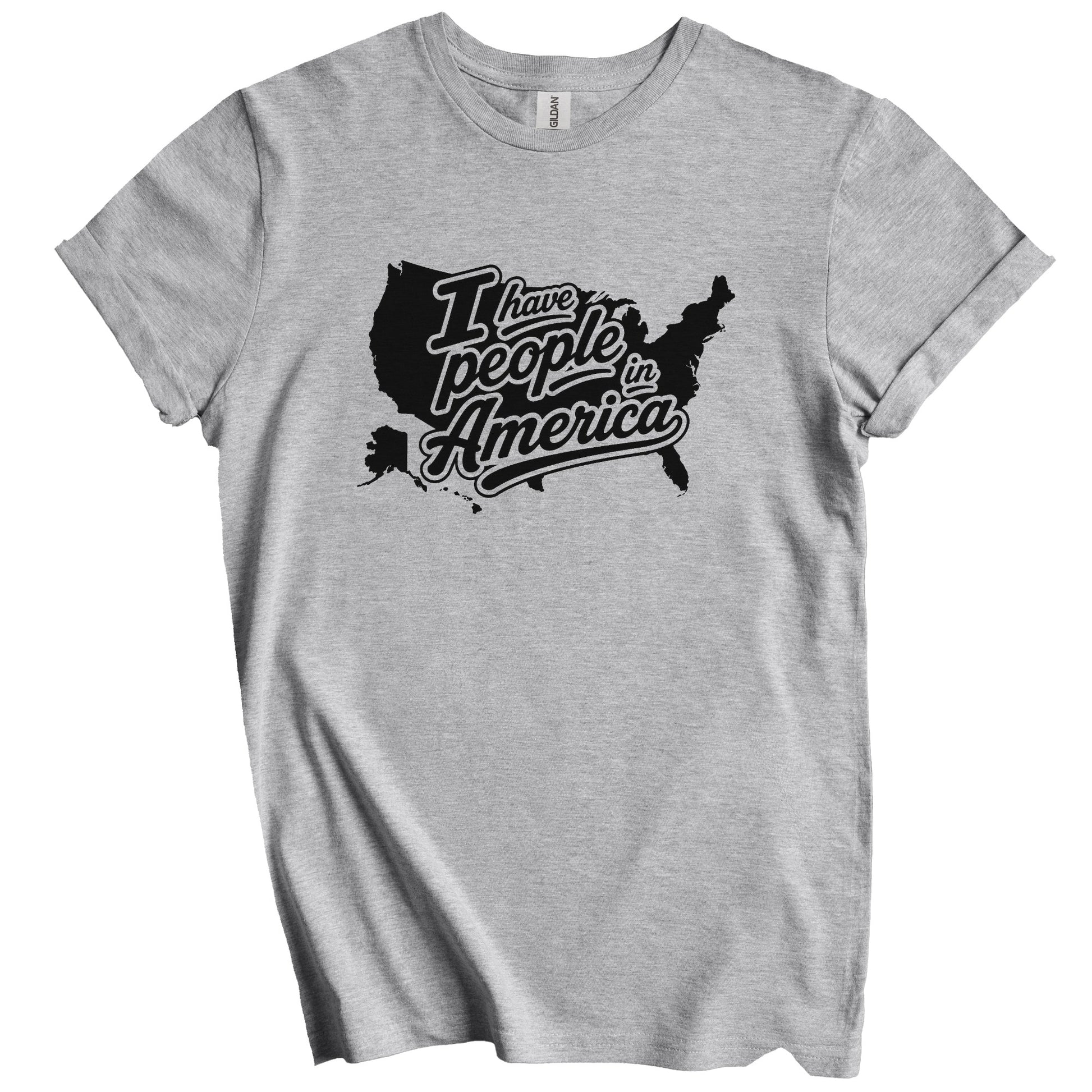 I Have People In America Country Silhouette T-Shirt