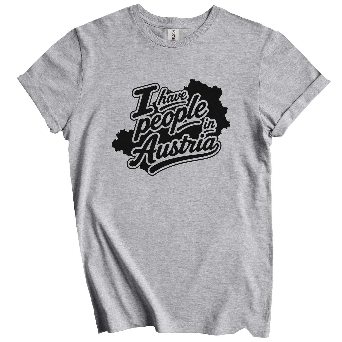 I Have People In Austria Country Silhouette T-Shirt