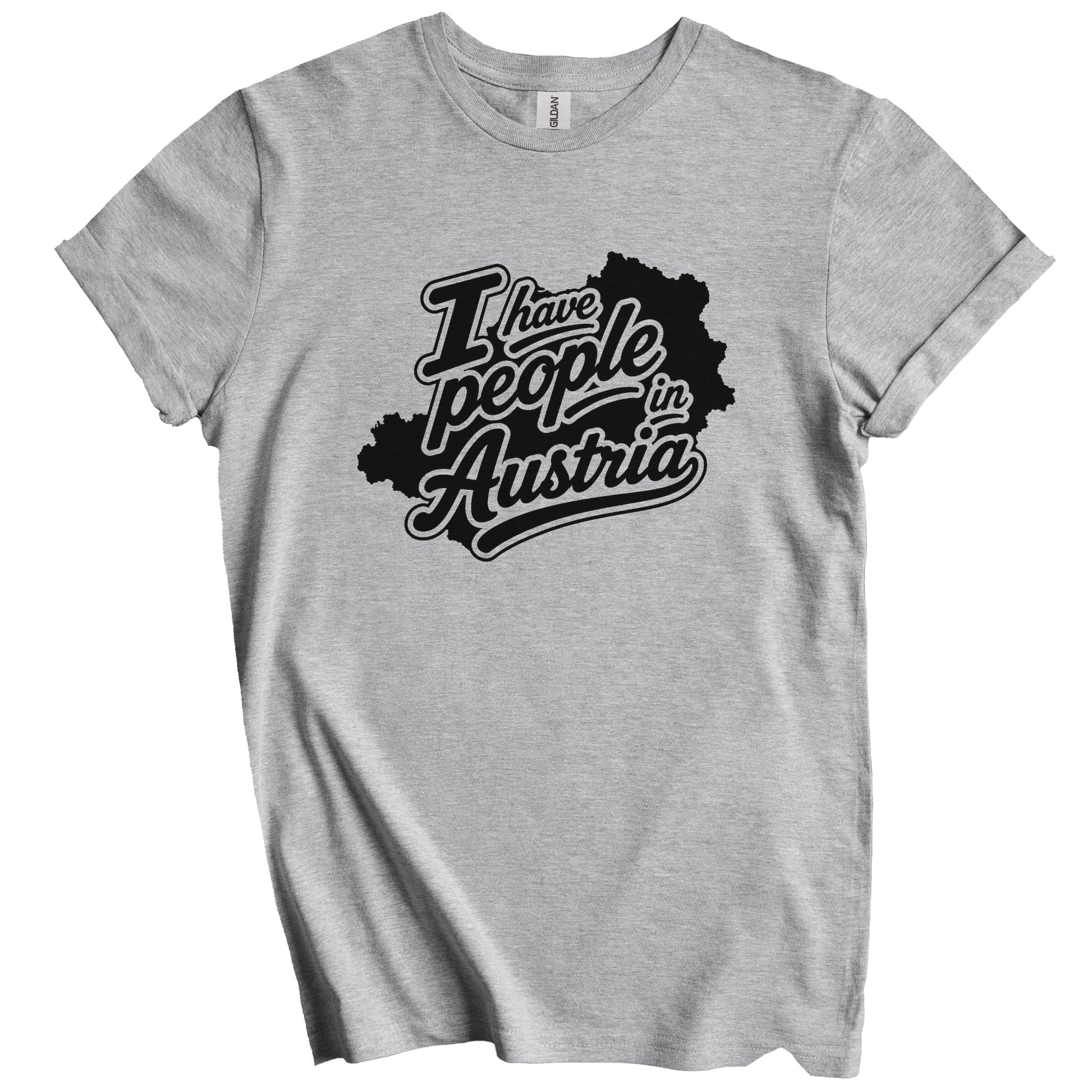 I Have People In Austria Country Silhouette T-Shirt