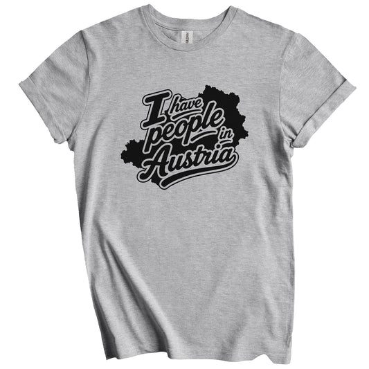 I Have People In Austria Country Silhouette T-Shirt