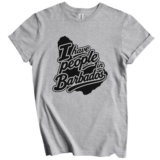 I Have People In Barbados Country Silhouette T-Shirt
