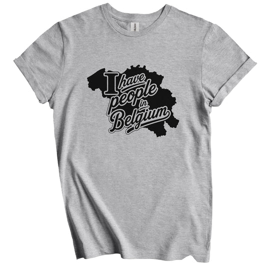 I Have People In Belgium Country Silhouette T-Shirt